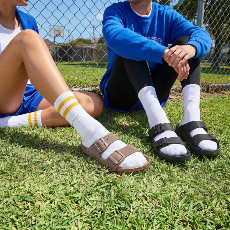 Two-Strap Recovery Slide Sandals - Arizona